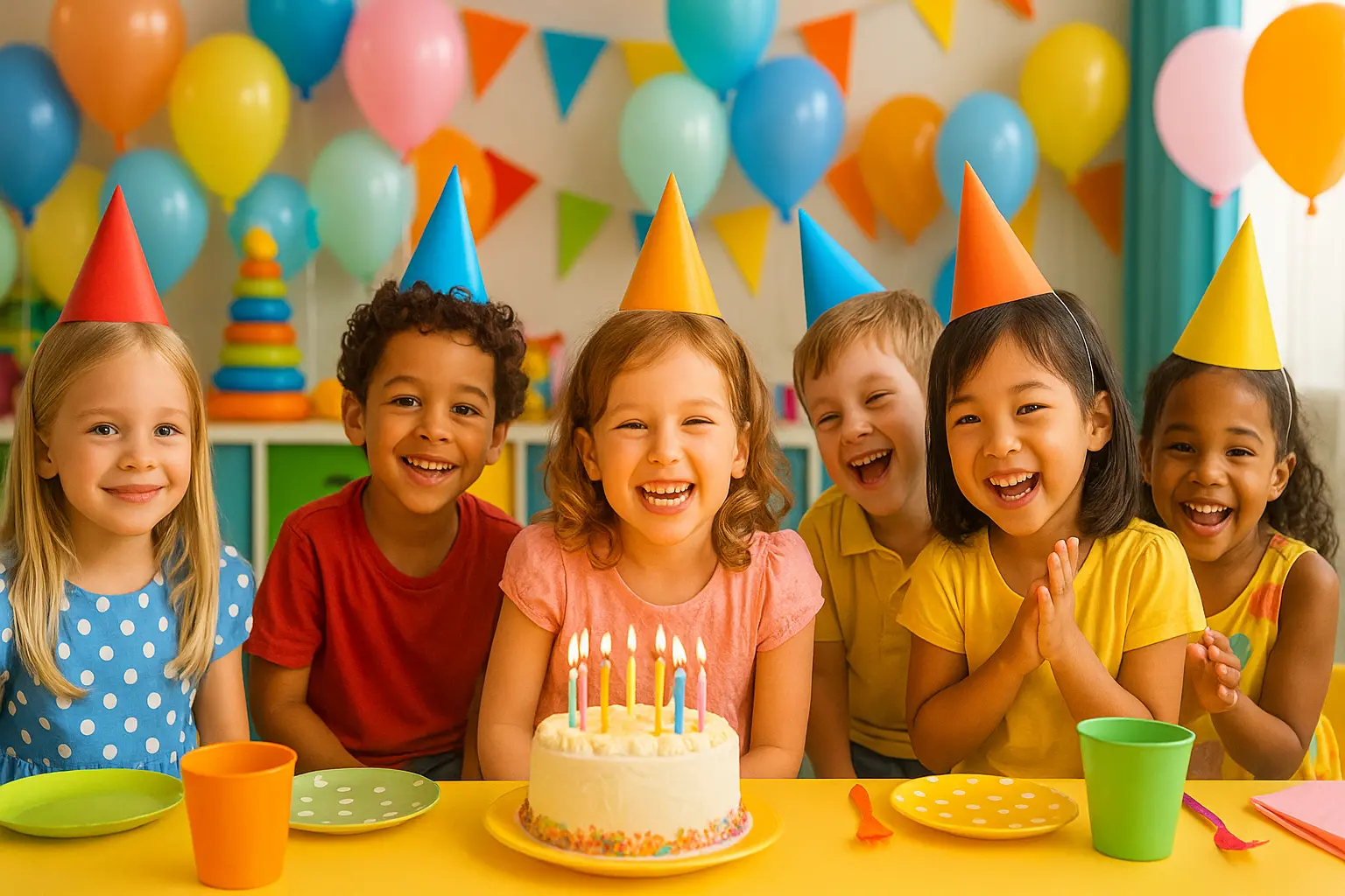 Fête d'anniversaire joyeuse