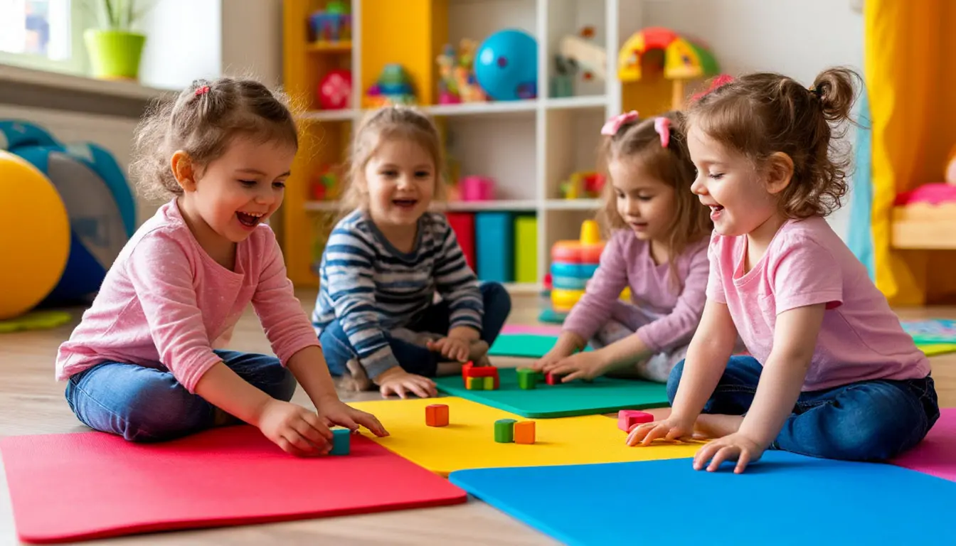 Enfants jouant joyeusement