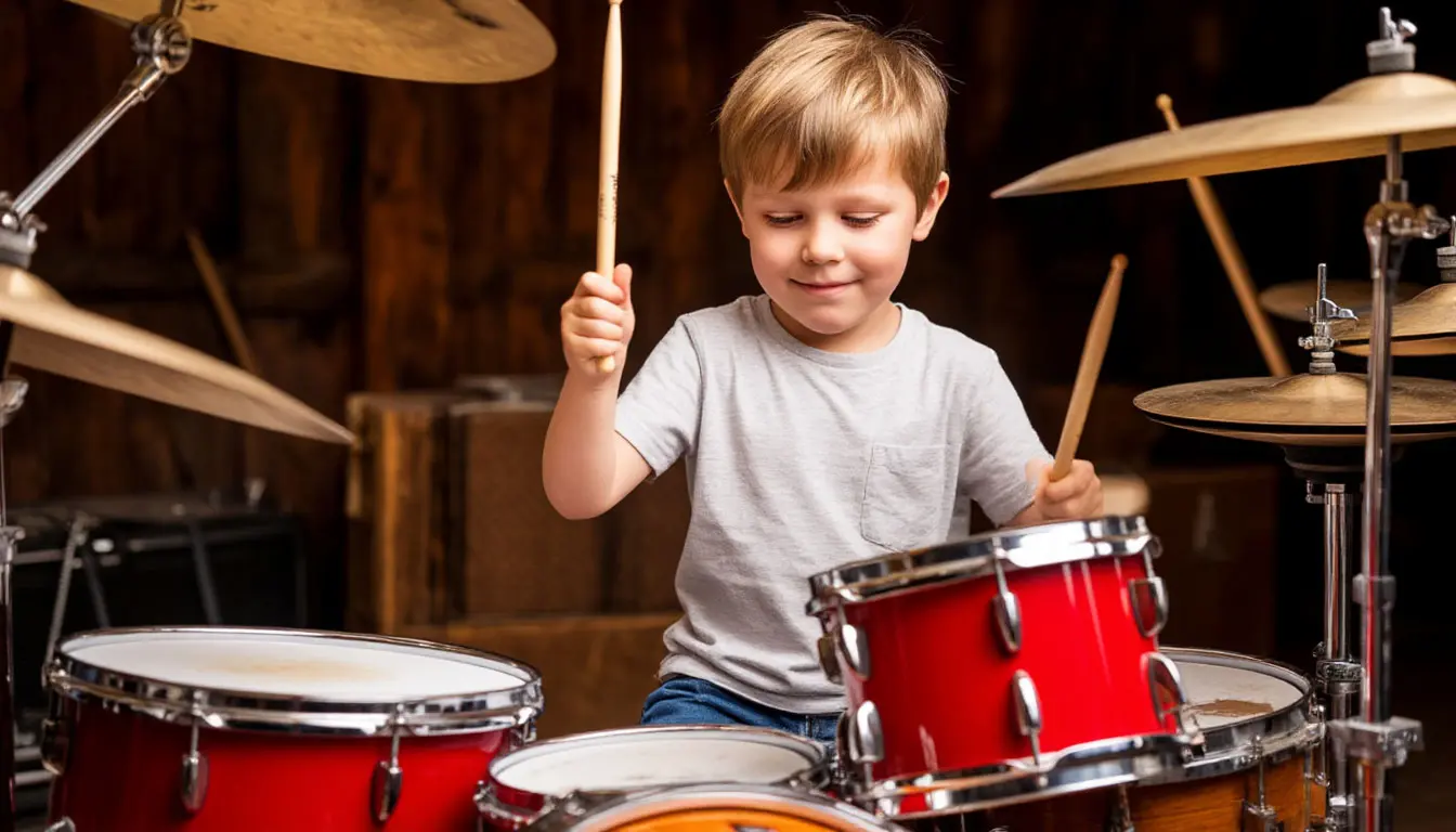 Enfants jouant des instruments