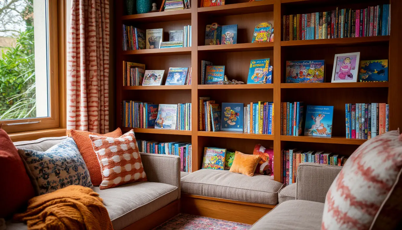 Coin contes décoré